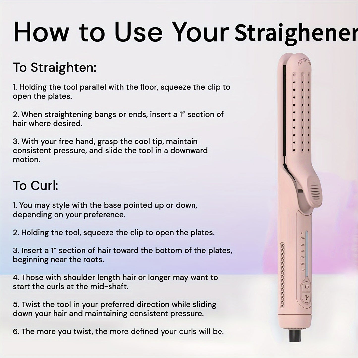 Airflow Curling Iron for Lasting Curls 360 �   Airflow