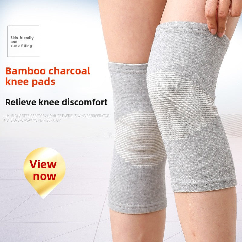 Bamboo charcoal knee warmer thin type