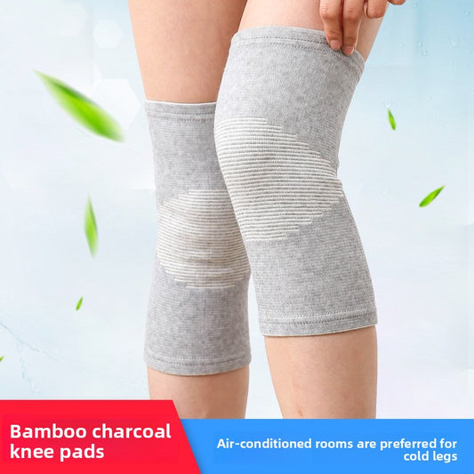 Bamboo charcoal knee warmer thin type