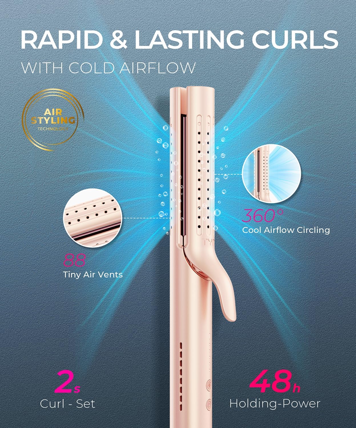 Versatile Shine 2-in-1 Styling Tool