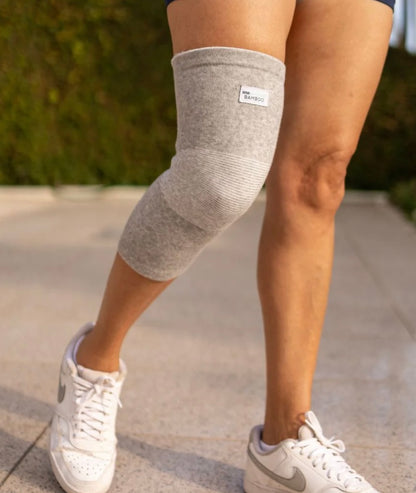 Bamboo charcoal knee warmer thin type